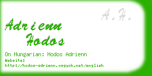 adrienn hodos business card